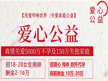 洋县捐卵助孕生子 爱心志愿者招募